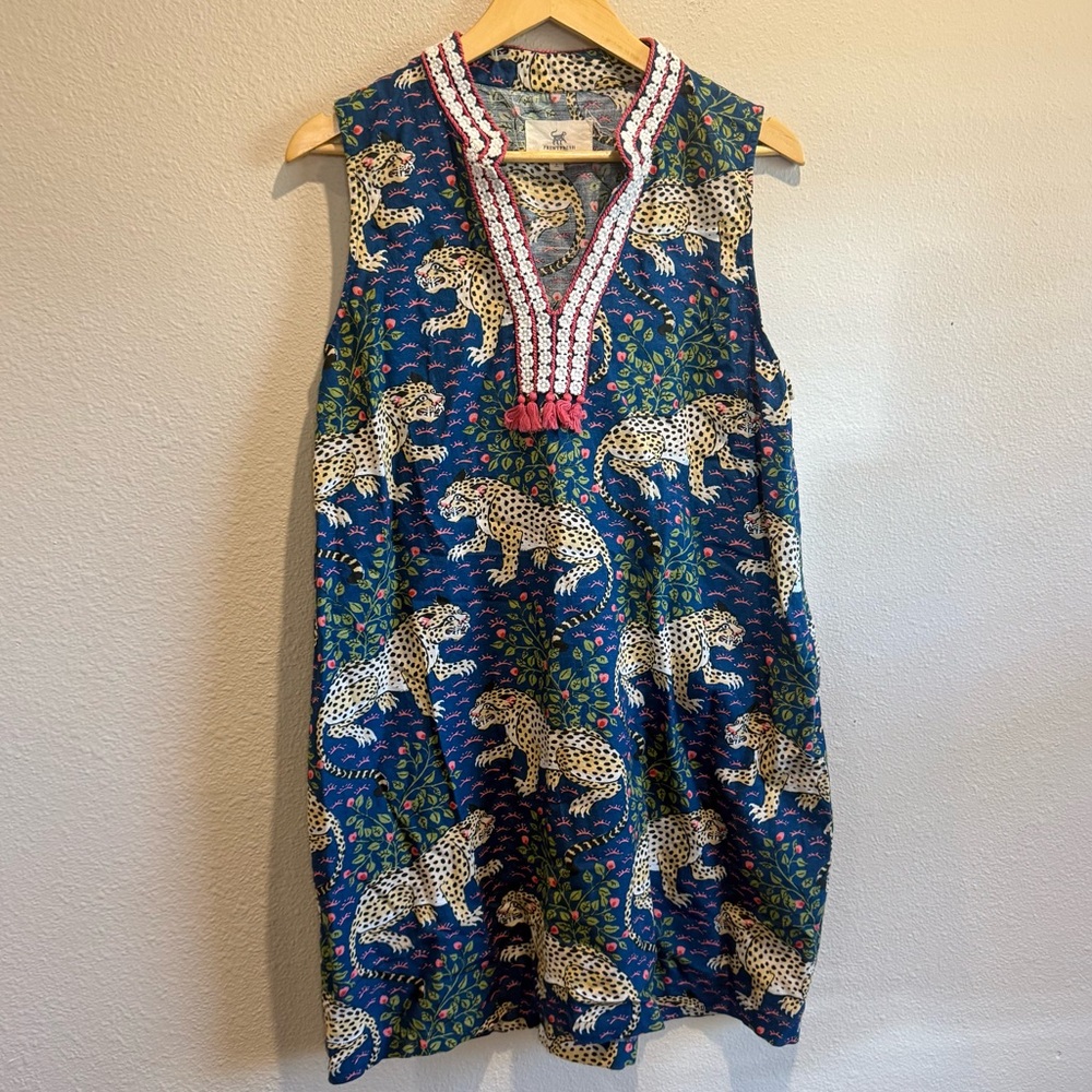 Printfresh Navy Bagherra-Ocean View Shift Dress L… - image 1
